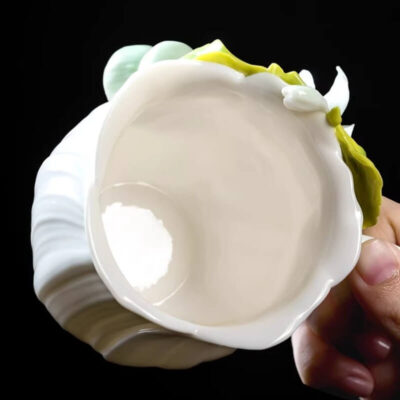 A06-190B-3 Sculpted Lucky Gourd Mug