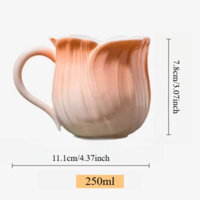 A06-201A-7 Tulip Bloom Ceramic Mug