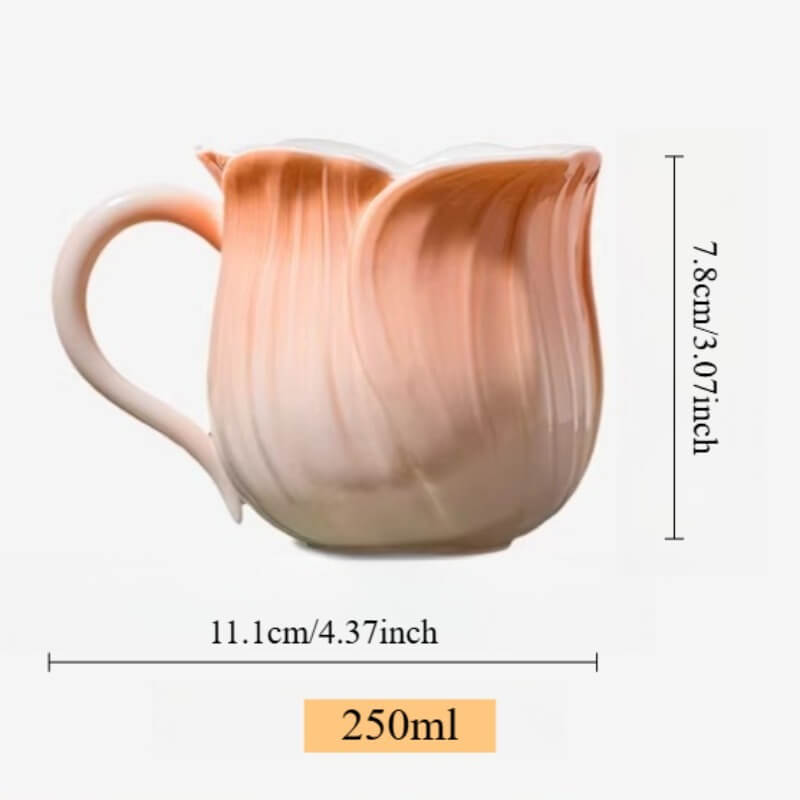 A06-201A-7 Tulip Bloom Ceramic Mug