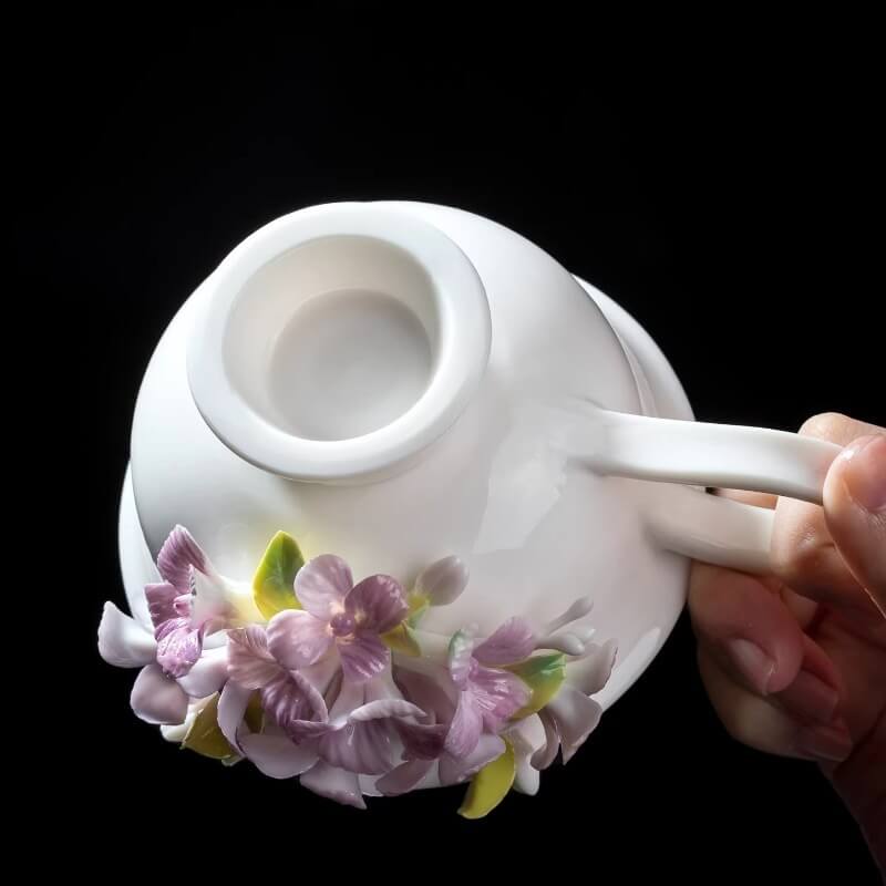 A06-208A-5 Sculpted Misty Hydrangea Bloom