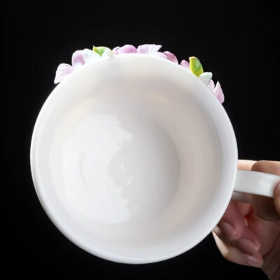 A06-208A-6 Sculpted Misty Hydrangea Bloom