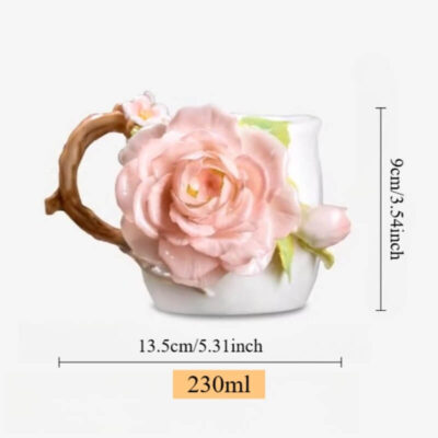 A06-227C-4 Camellia Bloom Coffee Mug