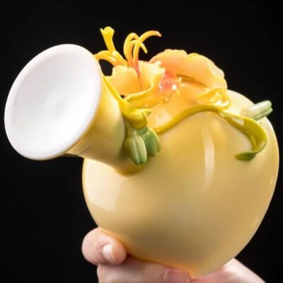 A06-238A-6 Sculpted Lily Goblet